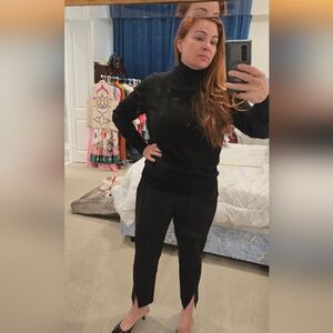 100% Merino Wool Suit Supply Sweater Classic Turtleneck Old Money